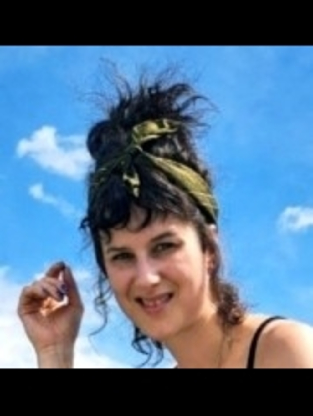 Olive Green Bandana for Women
